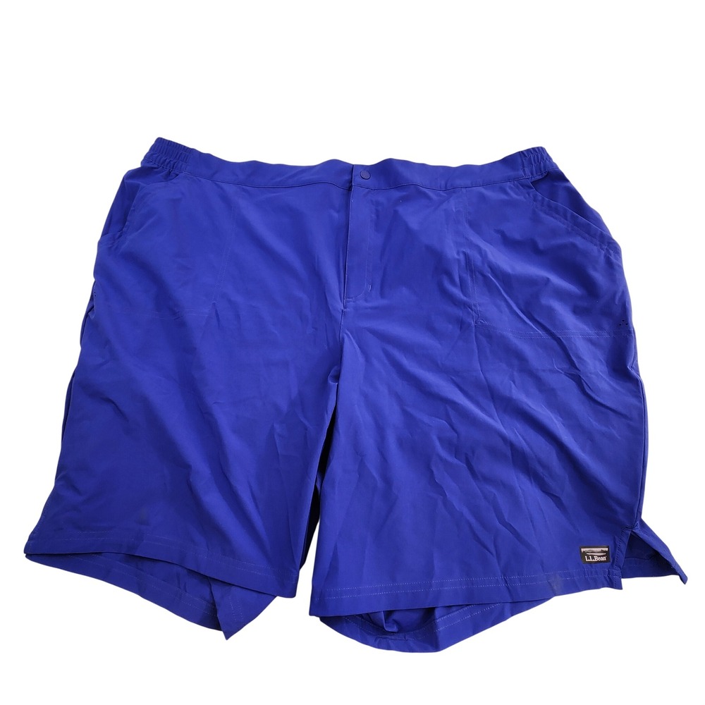 LL Bean‎ Womens Plus Size 26W Blue UPF 50 Active Shorts Sport Outdoor Hiking